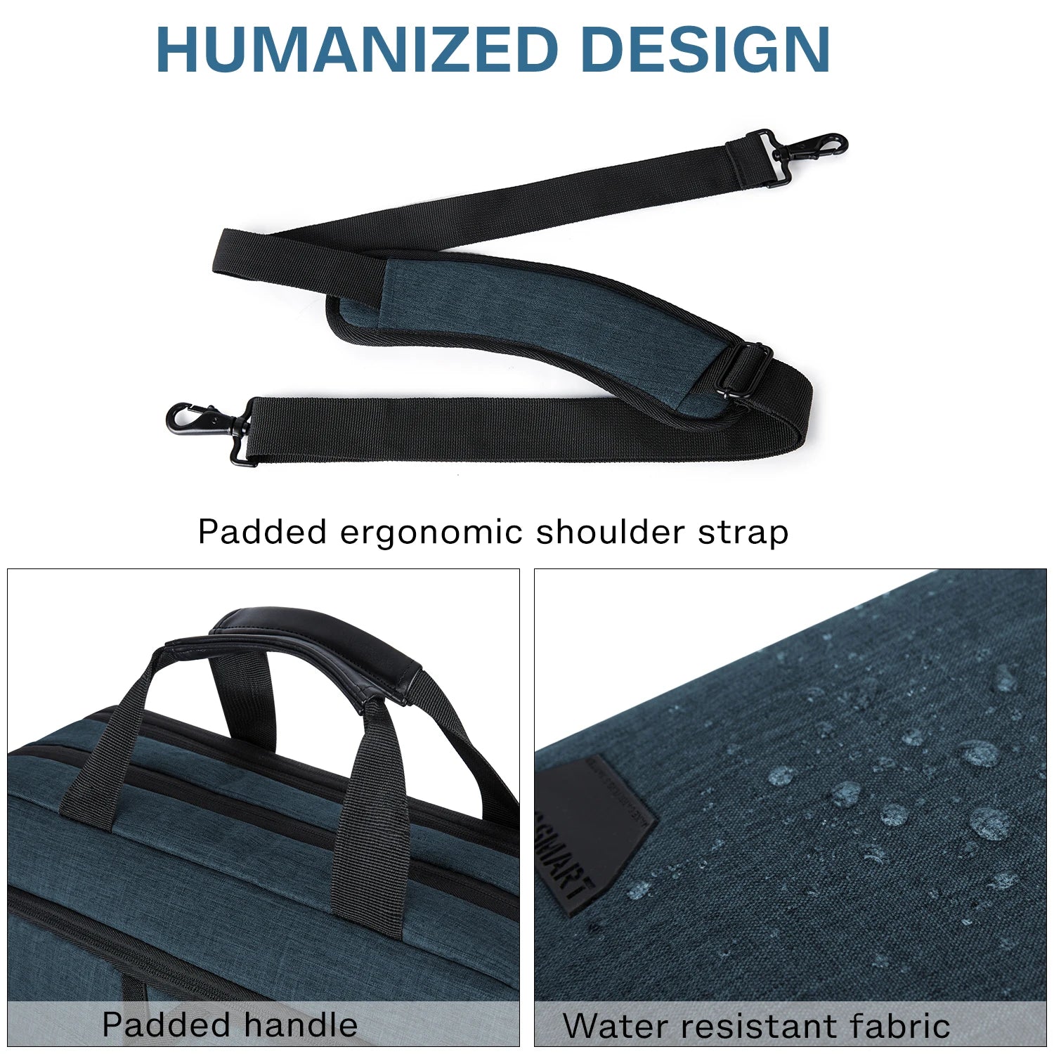 BAGSMART Expandable Laptop Briefcase (17.3")