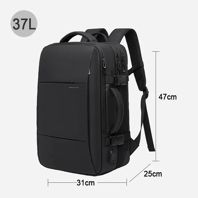 BANGE Expandable Waterproof Laptop Backpack