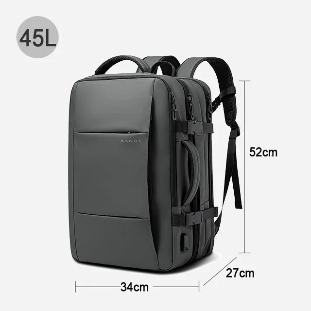 BANGE Expandable Waterproof Laptop Backpack