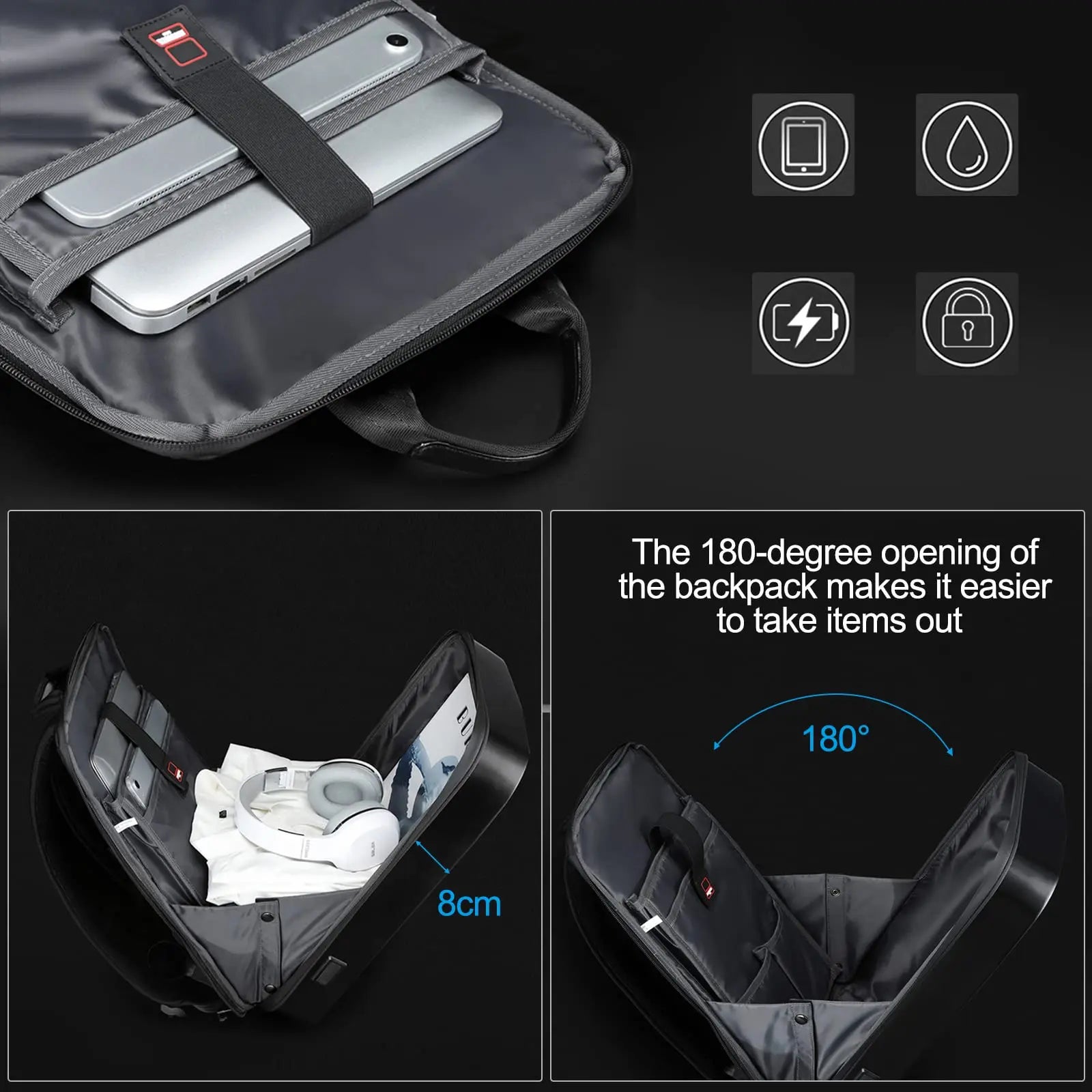 Waterproof Anti-theft Laptop Backpack
