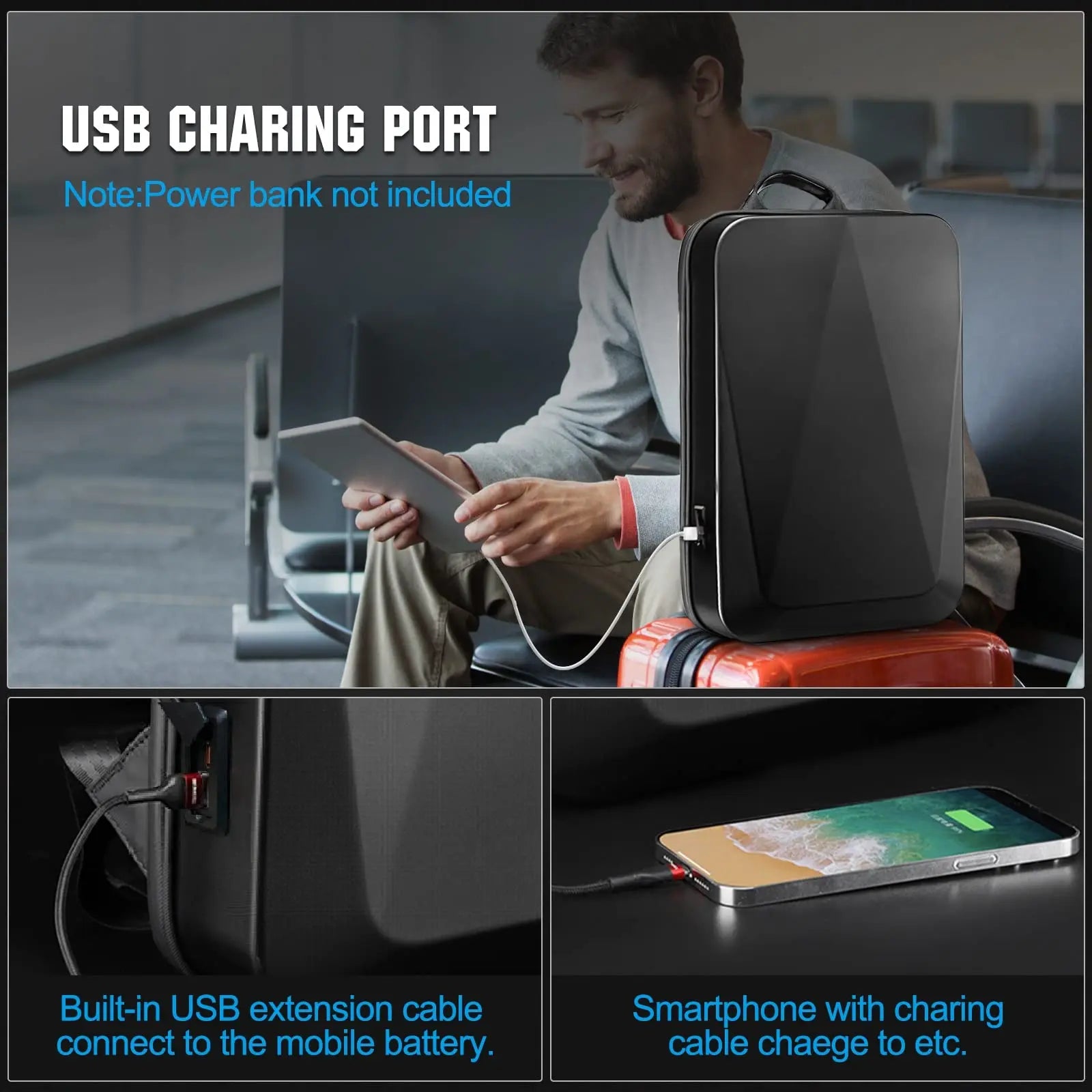 Waterproof Anti-theft Laptop Backpack