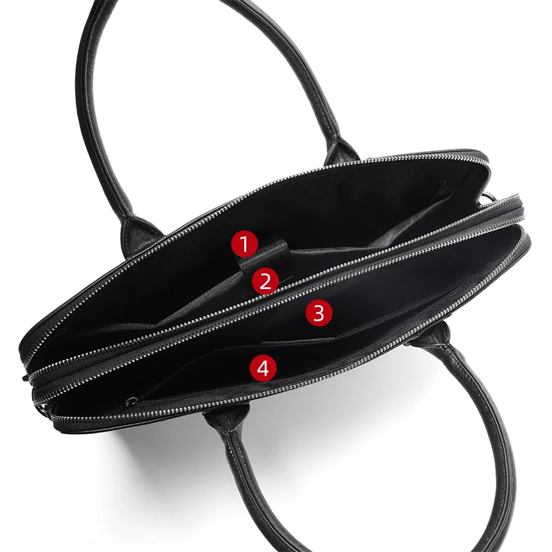 Men's Genuine Leather Briefcase