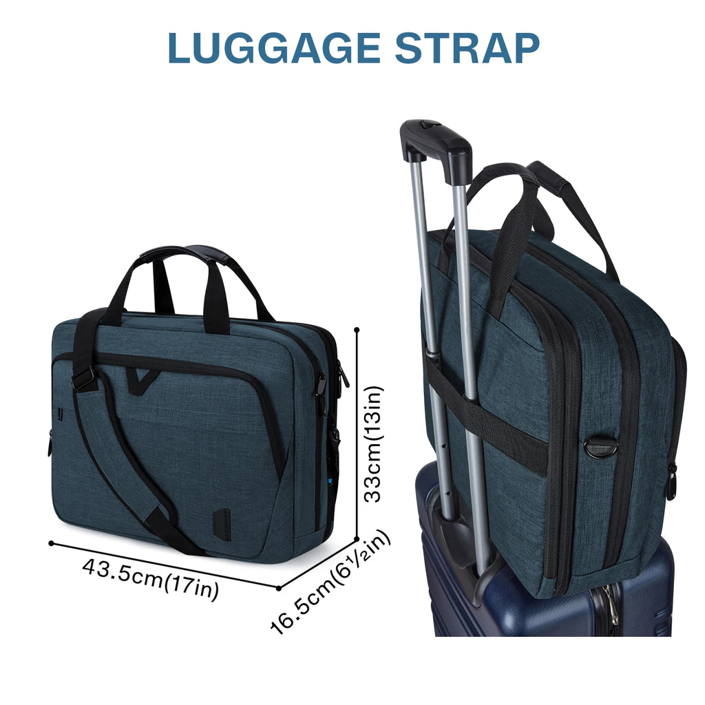 BAGSMART Expandable Laptop Briefcase (17.3")