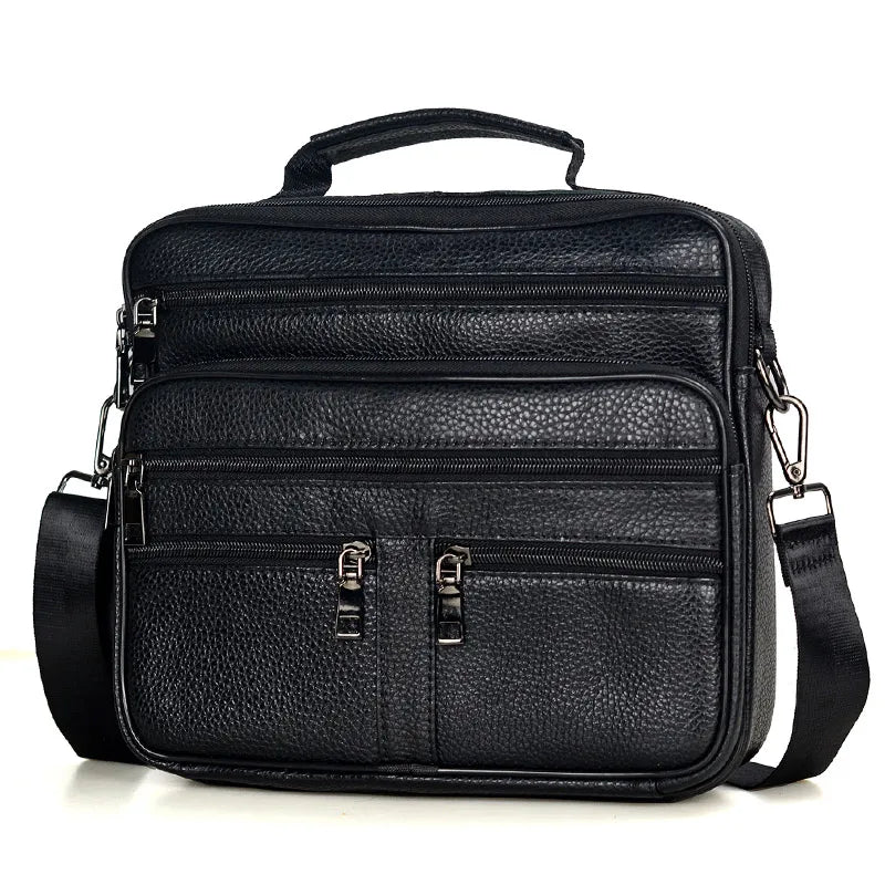 Men's Genuine Leather Messenger Bag