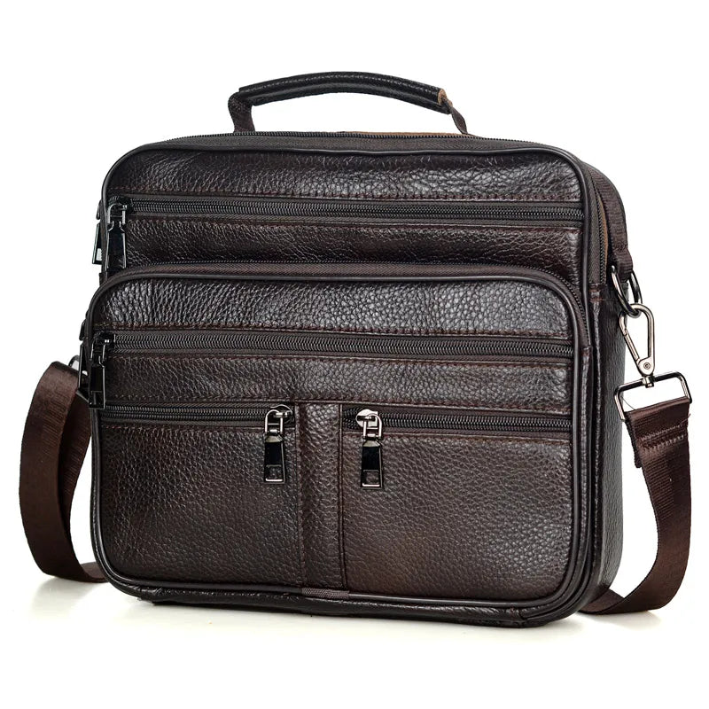 Men's Genuine Leather Messenger Bag