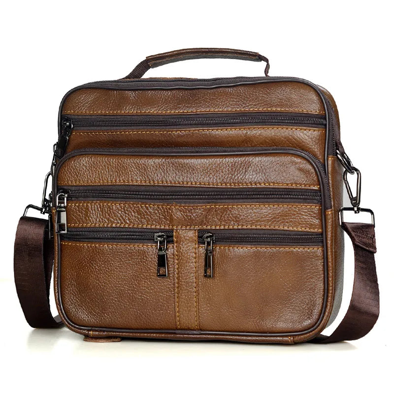 Men's Genuine Leather Messenger Bag
