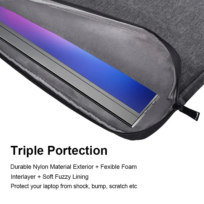 Laptop Sleeve Handbag for Macbook Pro Air 13-15.6 inch