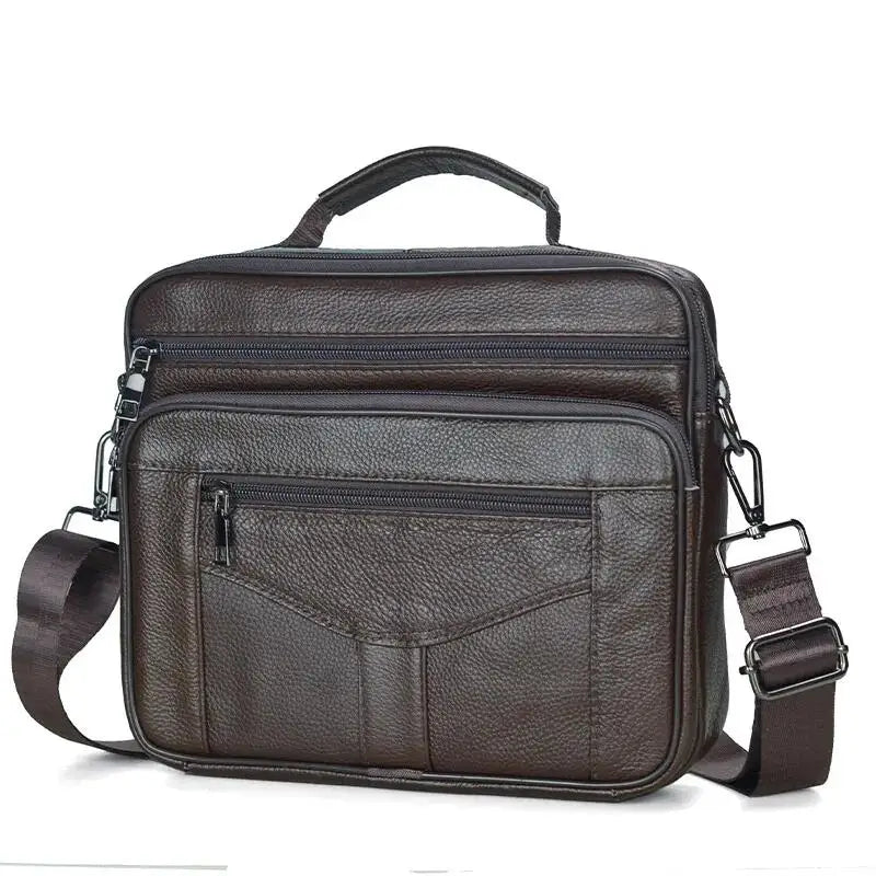 Men's Genuine Leather Messenger Bag