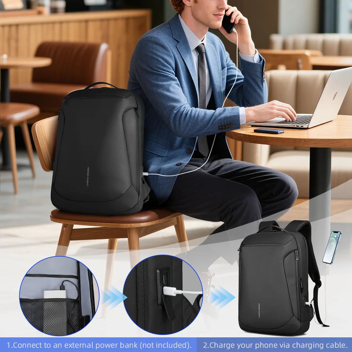 HK Minimalist Business Backpack