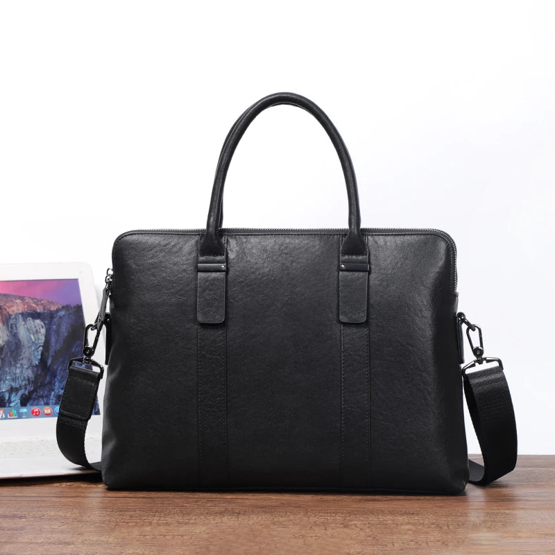 Men's Genuine Leather Briefcase