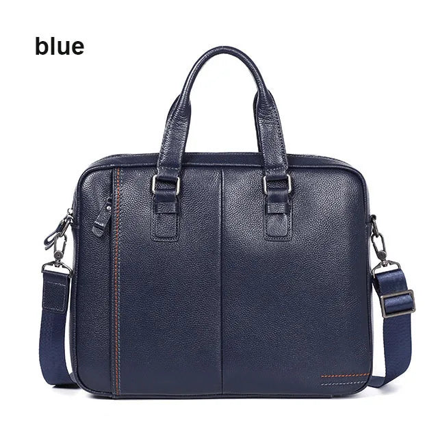 Genuine Leather Men's Briefcase