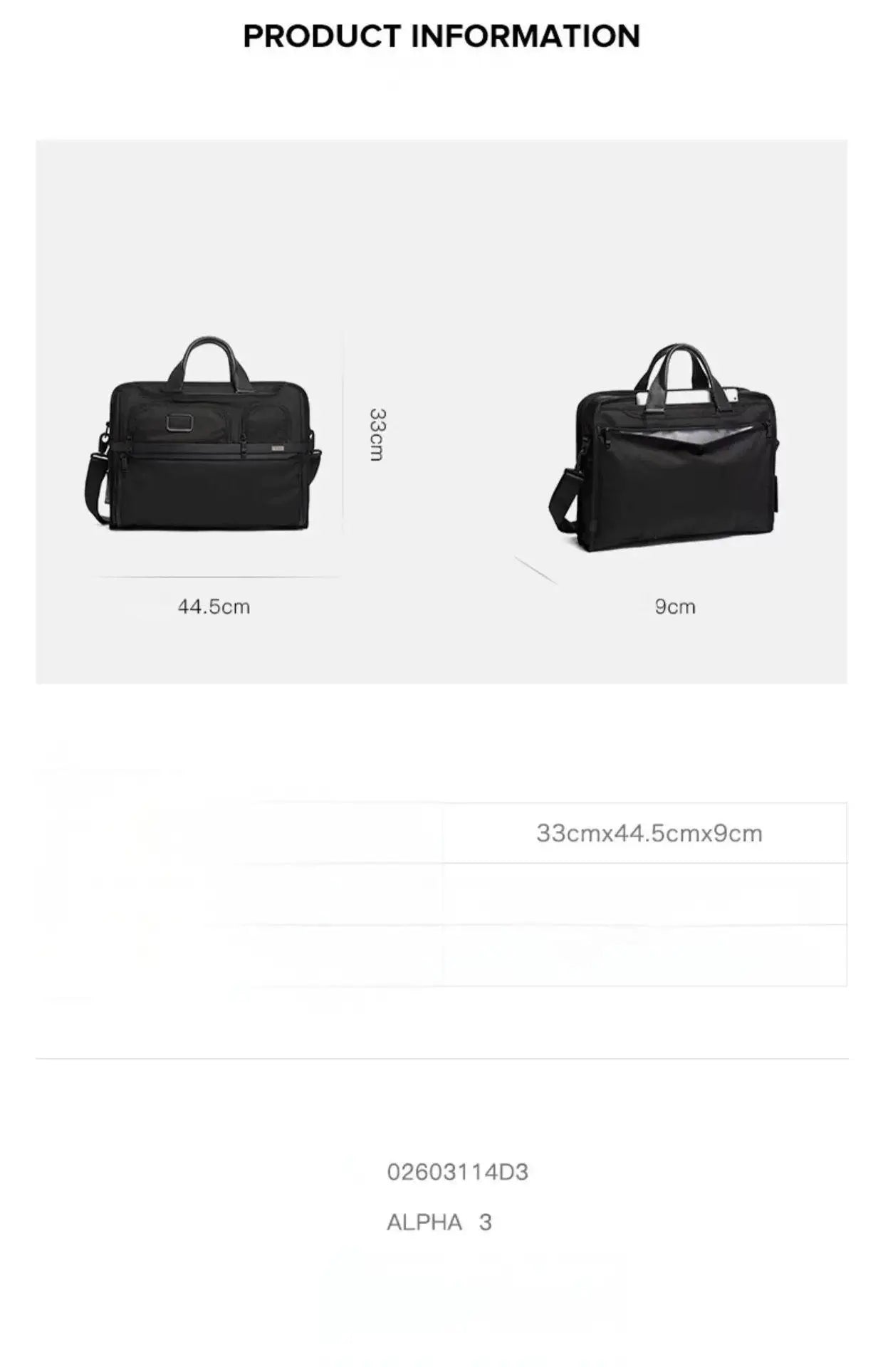 Men's Nylon Briefcase