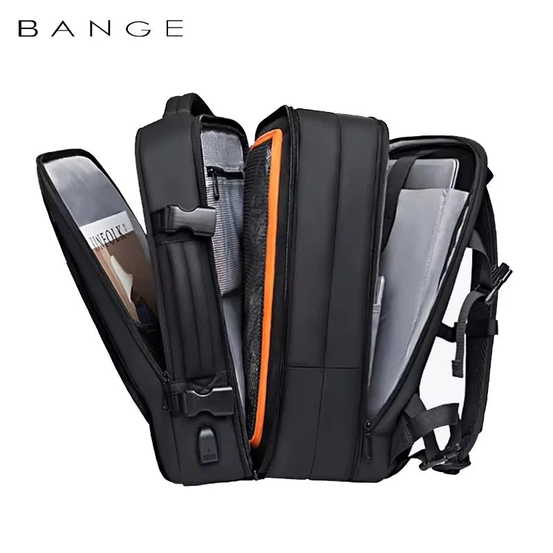 BANGE Expandable Waterproof Laptop Backpack
