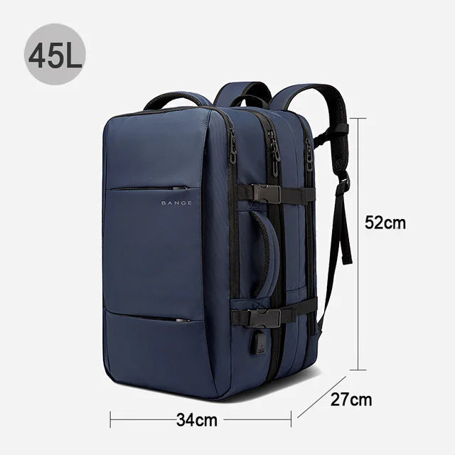 BANGE Expandable Waterproof Laptop Backpack