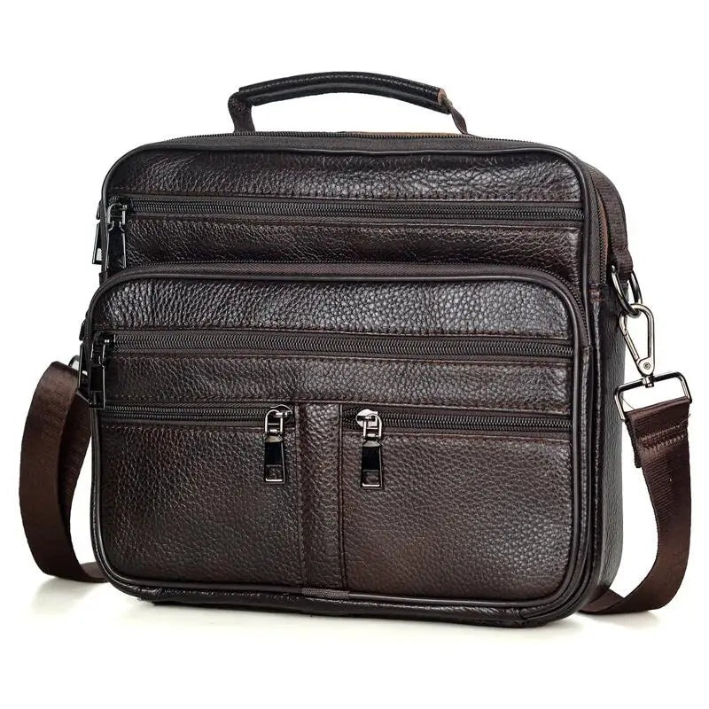 Men's Genuine Leather Messenger Bag