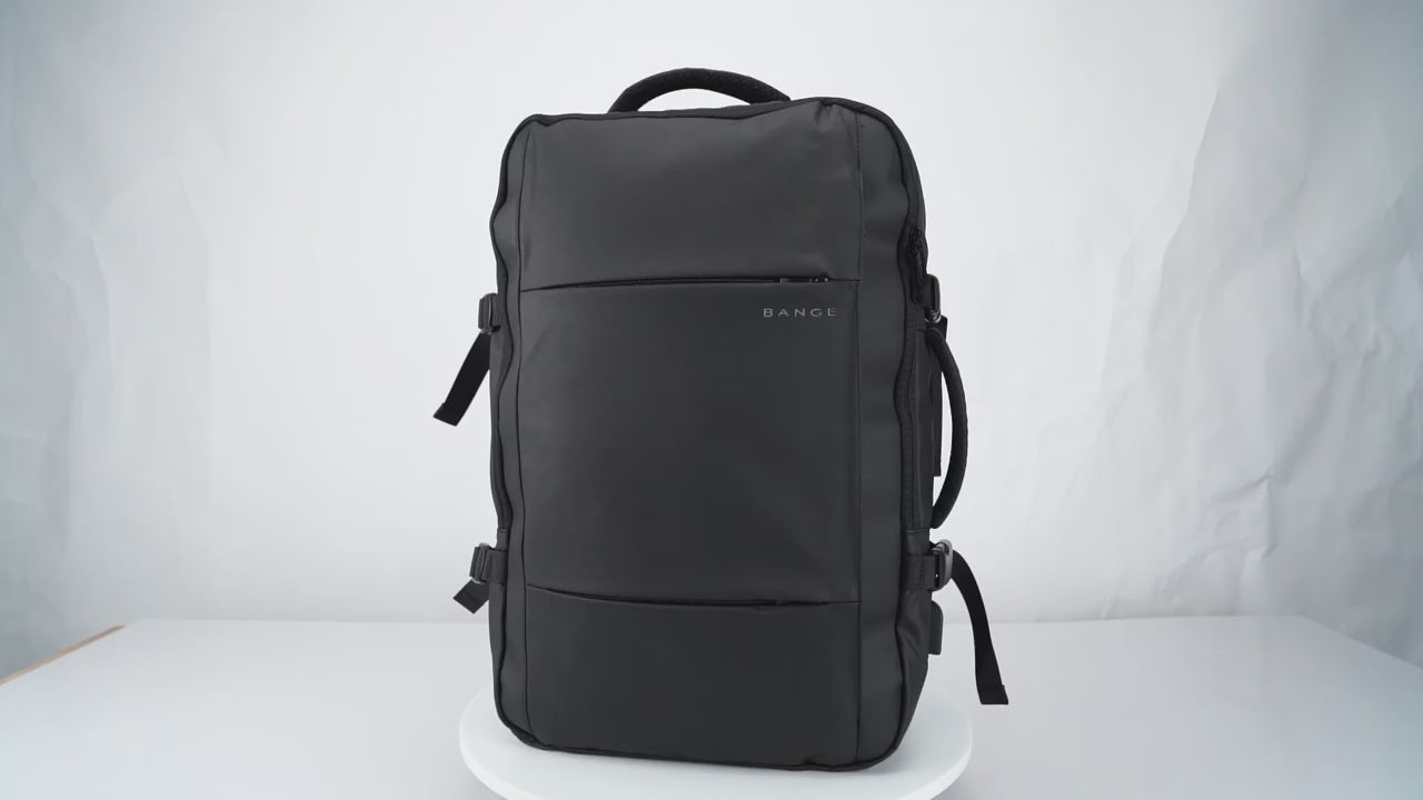 BANGE Expandable Waterproof Laptop Backpack